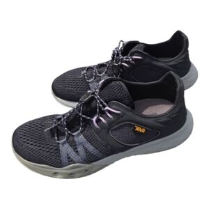 Teva Sz 7.5 Black Womens Sneakers